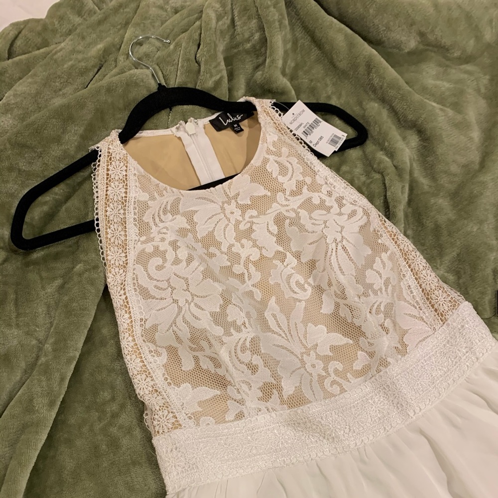 Lulus Forever and Always Lace Bodice Dress - Picture 7 of 7